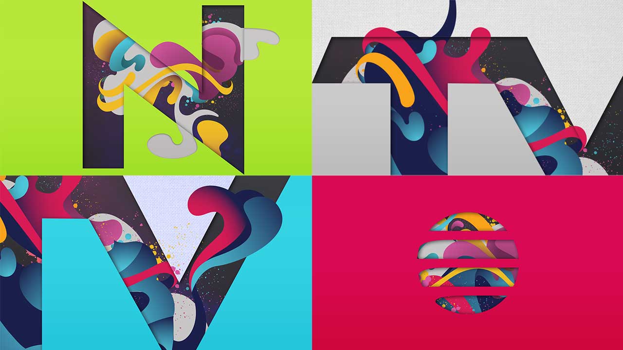 art related graphics within text