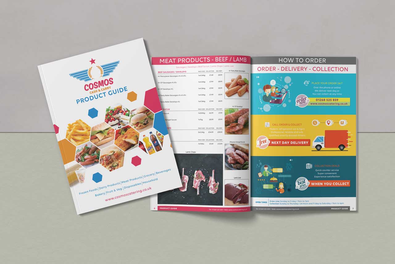 Catalogue for Cosmos Catering