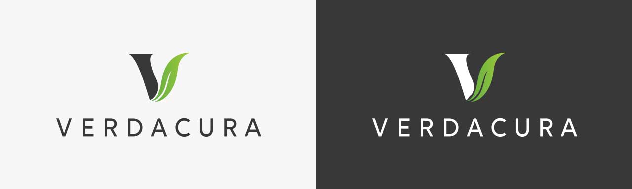 Logo design for Verdacura cosmetics